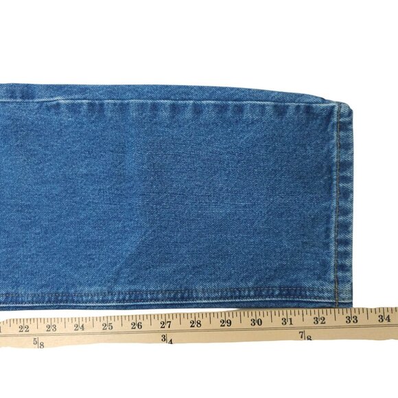 Carhartt Relaxed Fit Jeans Mens Size 30 x 33 Denim 5 Pocket Tapered Leg B17 DST - Picture 15 of 15